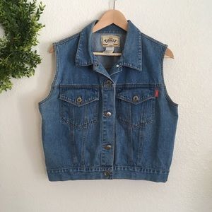 Vintage Timeless Tickets Denim Vest